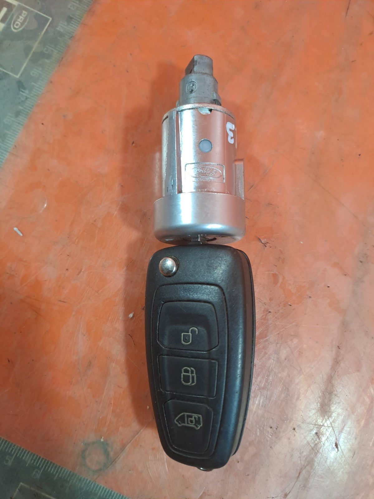 ✅FORD TRANSIT CUSTOM 2.0 DIESEL 2023 IGNITION BARREL & KEY Warranty A343 - Image 9