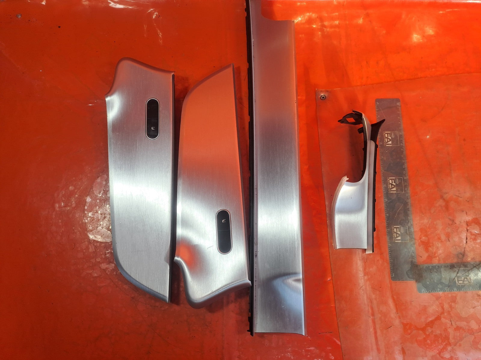 ✅2021 MERCEDES CLA C118 AMG LINE FRONT DOORS DASH TRIM COVERS A1776808401 - Image 3