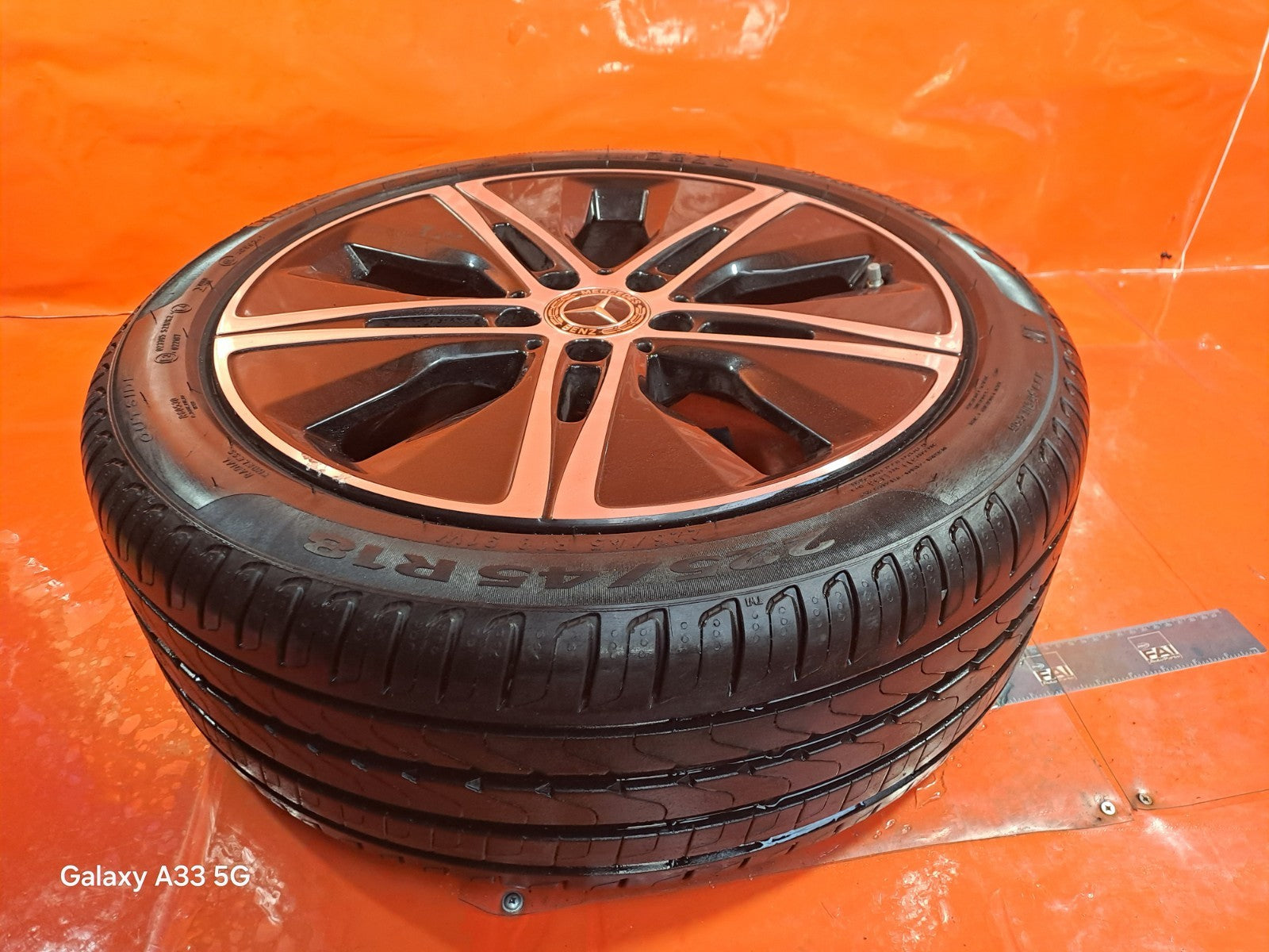 ✅MERCEDES A180 SPORT 2025 ALLOY WHEEL WITH TYRE 225/45 R18 A1774010500 A311 - Image 12