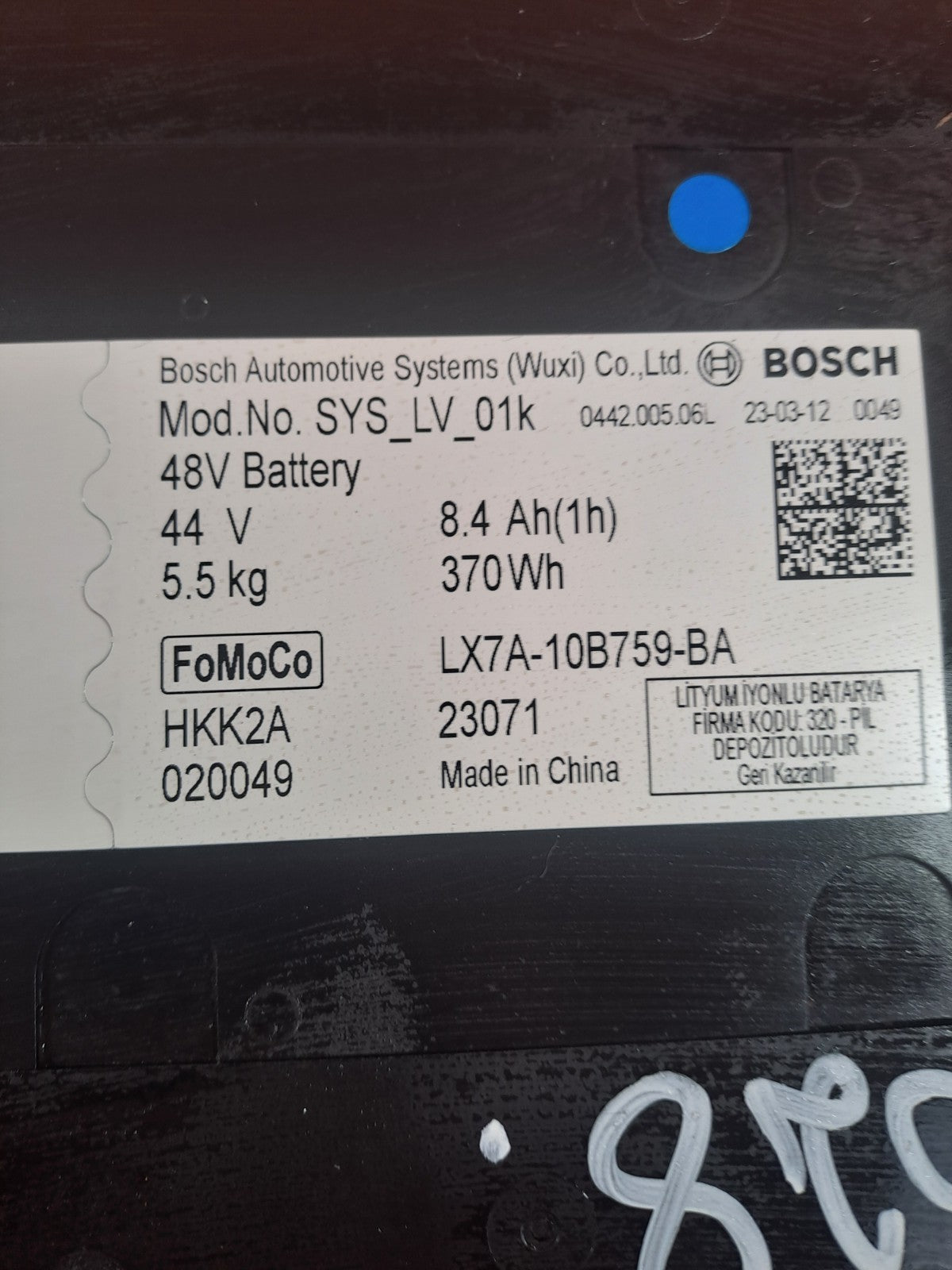 ✅FORD PUMA TITANIUM 1.0 PETROL 2023 HIGH VOLTAGE BATTERY LX7A10B759BA Warranty - Image 8