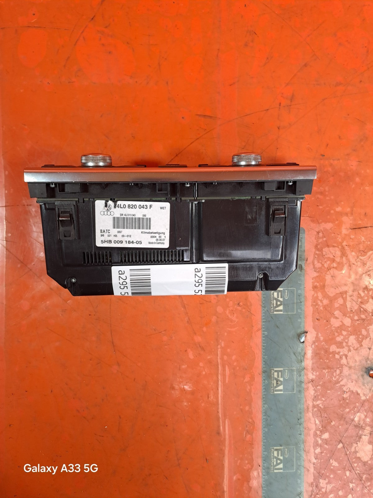 ✅2007 AUDI Q7 4L 3.0D CLIMATE CONTROL PANEL 4L0820043F + WARRANTY A295 - Image 11