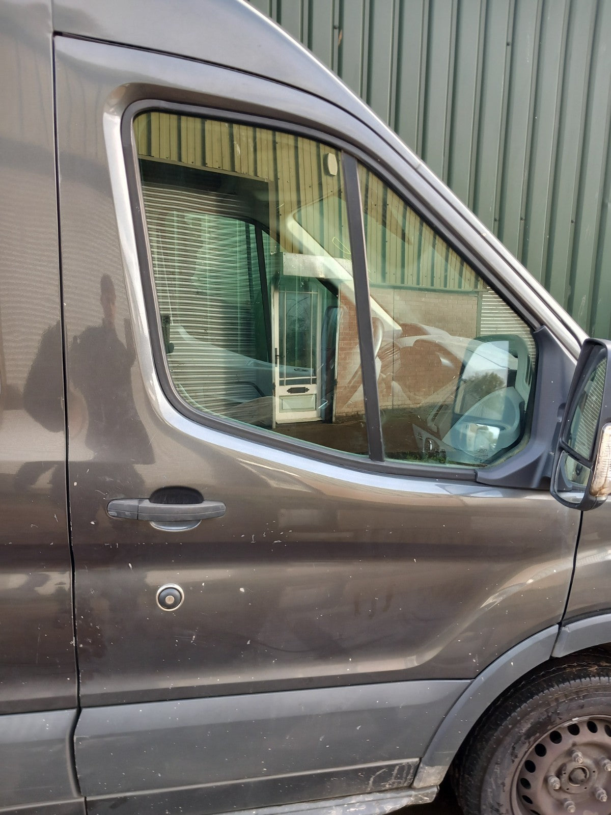 2019 Ford Transit 310 Front Right Bare Door w/o Mirror Grey Warranty A424 - Image 1