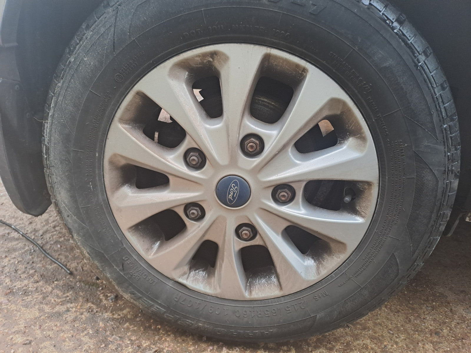 ✅FORD TRANSIT CUSTOM 2.0 DIESEL 2020 ALLOY WHEEL WITH TYRE 215/65 R16 Warranty - Image 1