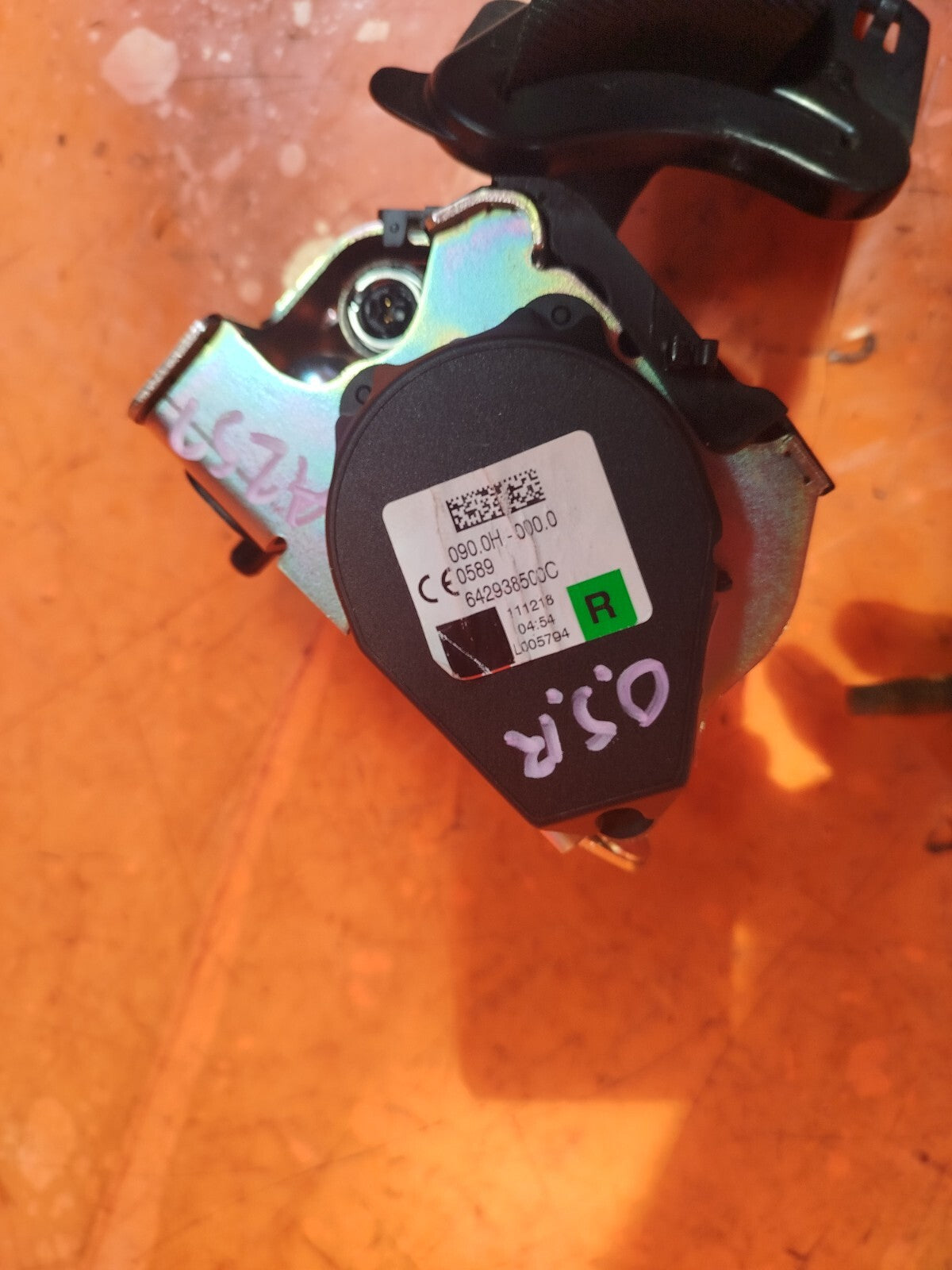 ✅FORD FOCUS MK4 1.5 DIESEL 2018 REAR RIGHT SEAT BELT JX7BN611B68AFW 642938500C - Image 3