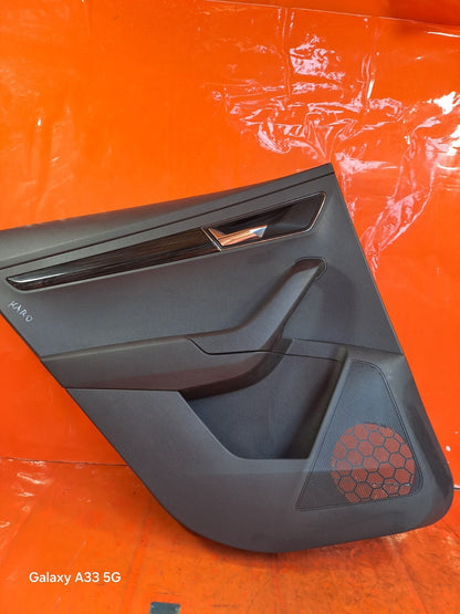 ✅Skoda Karoq Se 1.0P 2020 Rear Left Door Card 57A867023Q Warranty A043 - Image 2