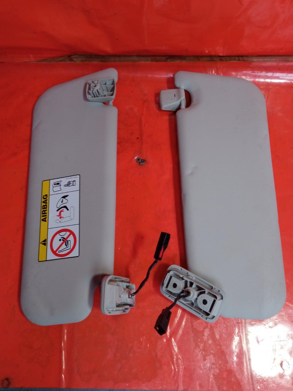 ✅Jaguar I-Pace Ev400 X590 2020 Sun Visors Pair CPLA00014AA Warranty A375 - Image 3