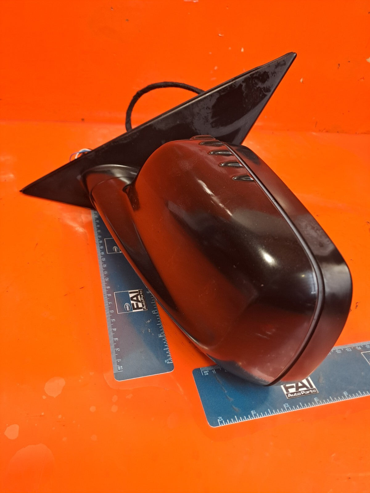 ✅2008 BMW 7 SERIES E66 FRONT LEFT WING MIRROR BLACK 475 + WARRANTY A255 - Image 1