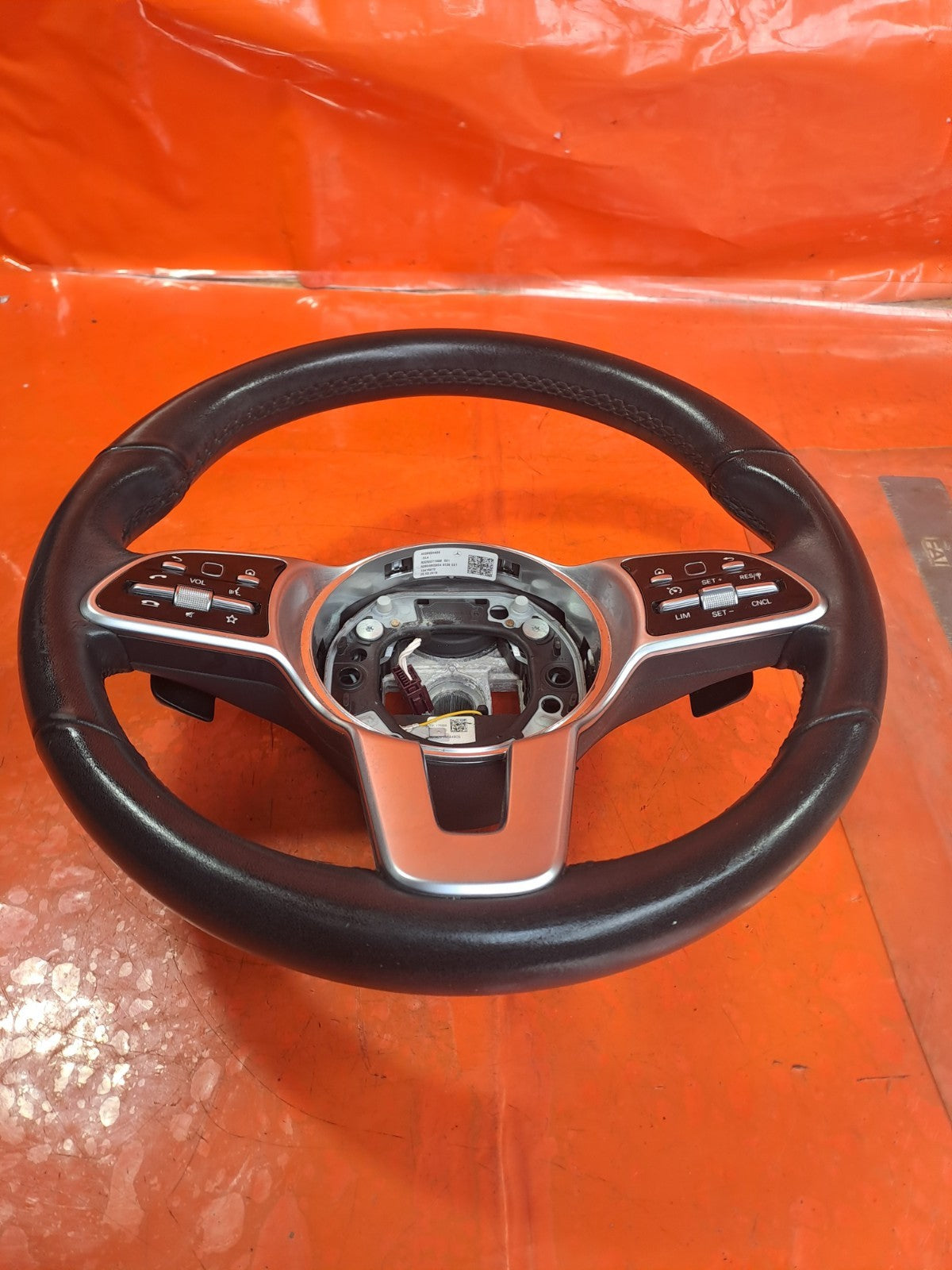 ✅MERCEDES A180D W177 1.5 DIESEL 2019 MULTIFUNCTIONAL LEATHER STEERING WHEEL A347 - Image 5