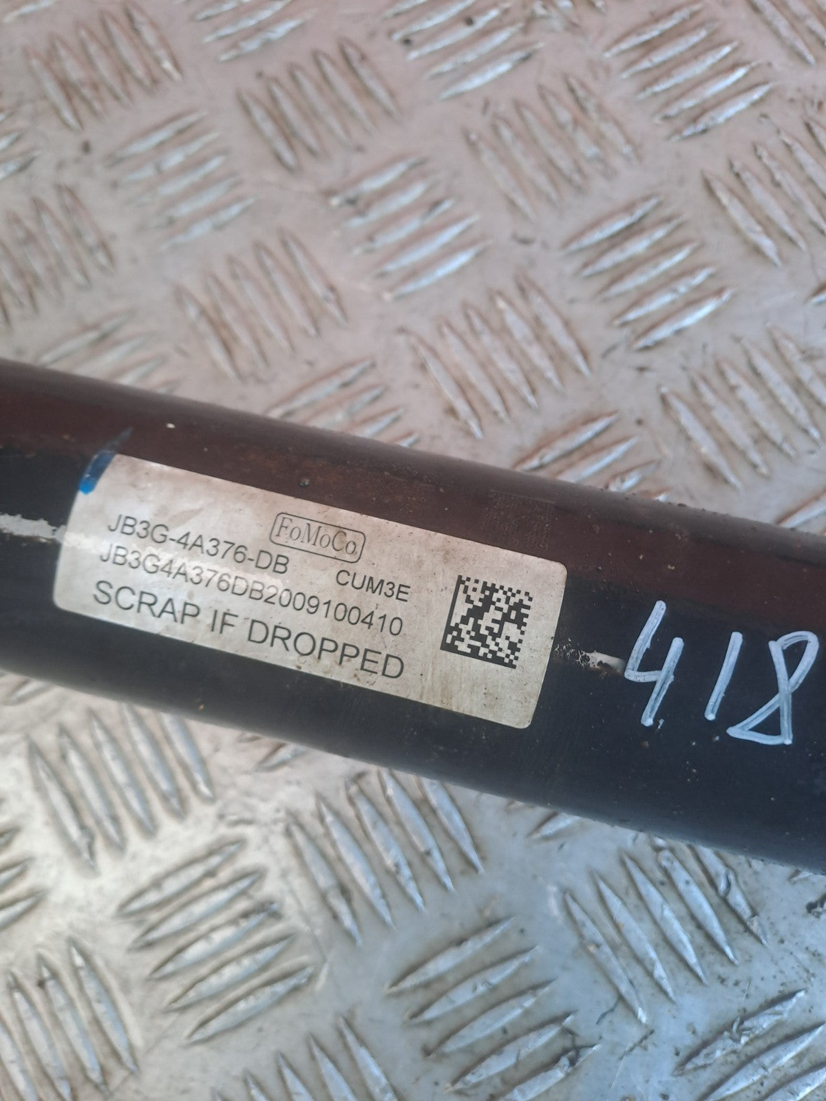 2021 Ford Ranger Wildtrak Front Propshaft JB3G-4A376-DB Warranty A418 - Image 9