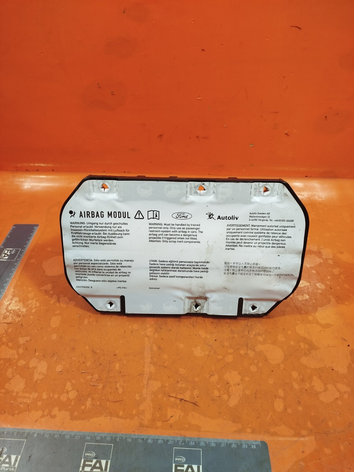 ✅2018 FORD C-MAX ZETEC 1.0P FRONT LEFT PASSENGER SIDE ABAG AM51-R042B84-BA A237 - Image 2
