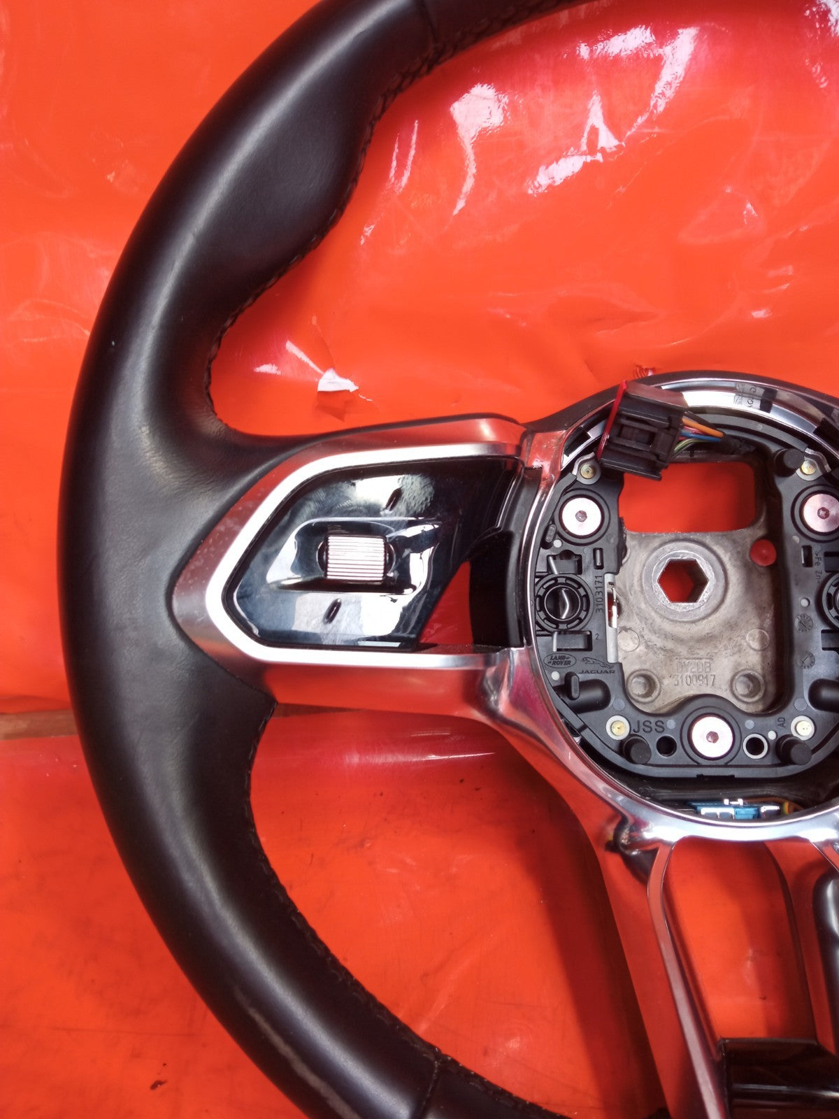 ✅Jaguar I-Pace Ev400 X590 2020 Multifunction Steering Wheel J9D33F563BF8PVJ A375 - Image 3