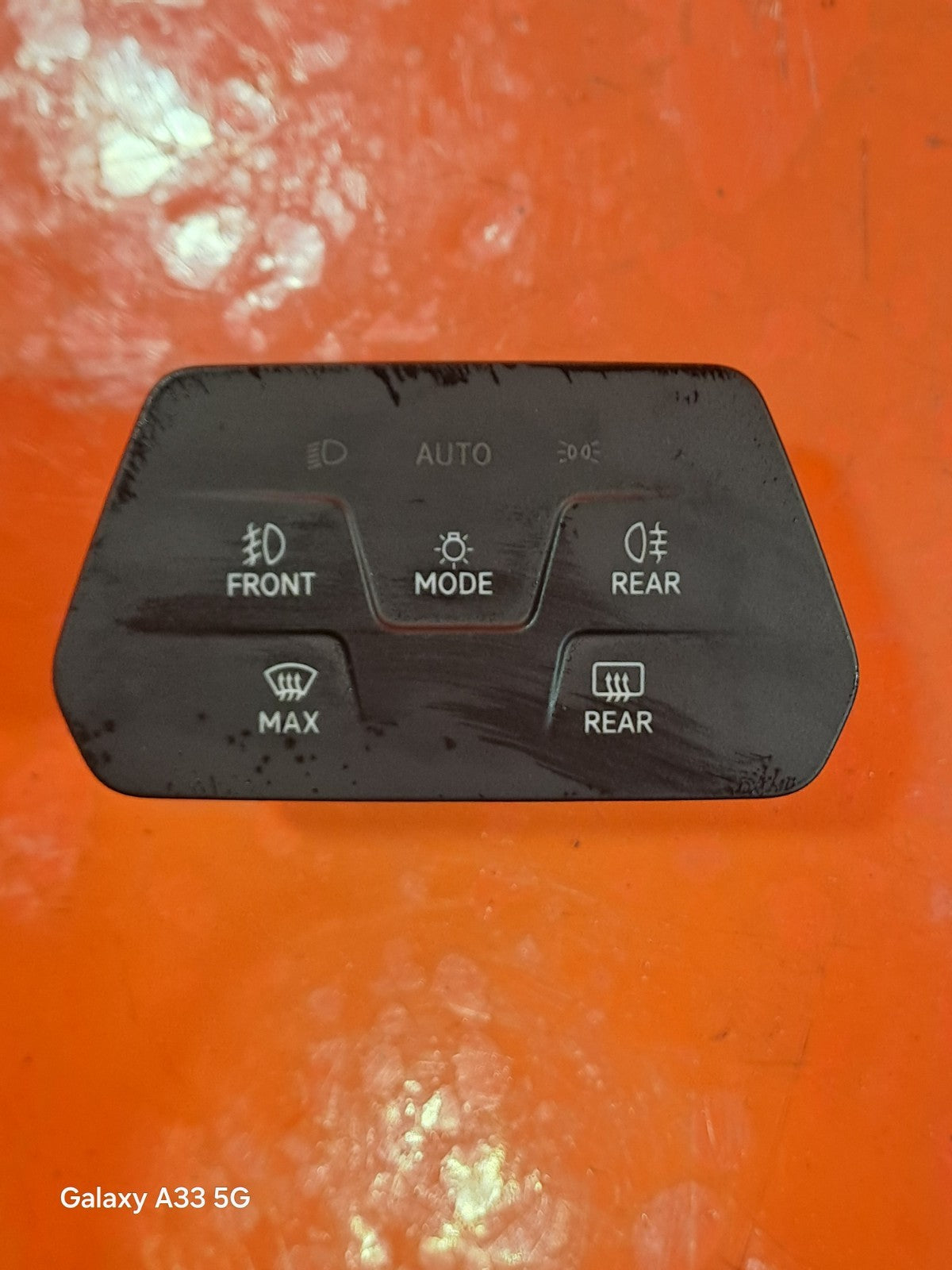 ✅2023 CUPRA FORMENTOR HEADLIGHT FOG LIGHT CONTROL SWITCH PANEL 5H0941193AG A336 - Image 3