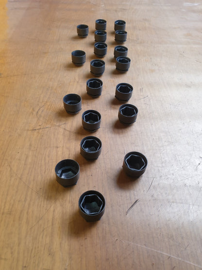 ✅AUDI Q3 S LINE 1.5 PETROL 2020 WHEEL NUT COVERS LOCKING BOLT CAPS ALLOY SET - Image 3