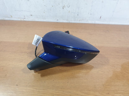 2019 SEAT ARONA FR 1.0P FRONT LEFT WING MIRROR BLUE + WARRANTY A217 - Image 6