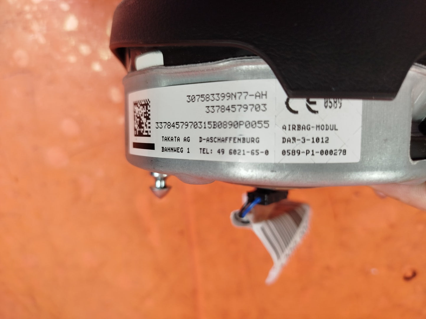 ✅2015 BMW 1 SERIES F21 M SPORT STEERING WHEEL ABAG 307583399N77-AH + WARRANTY - Image 5