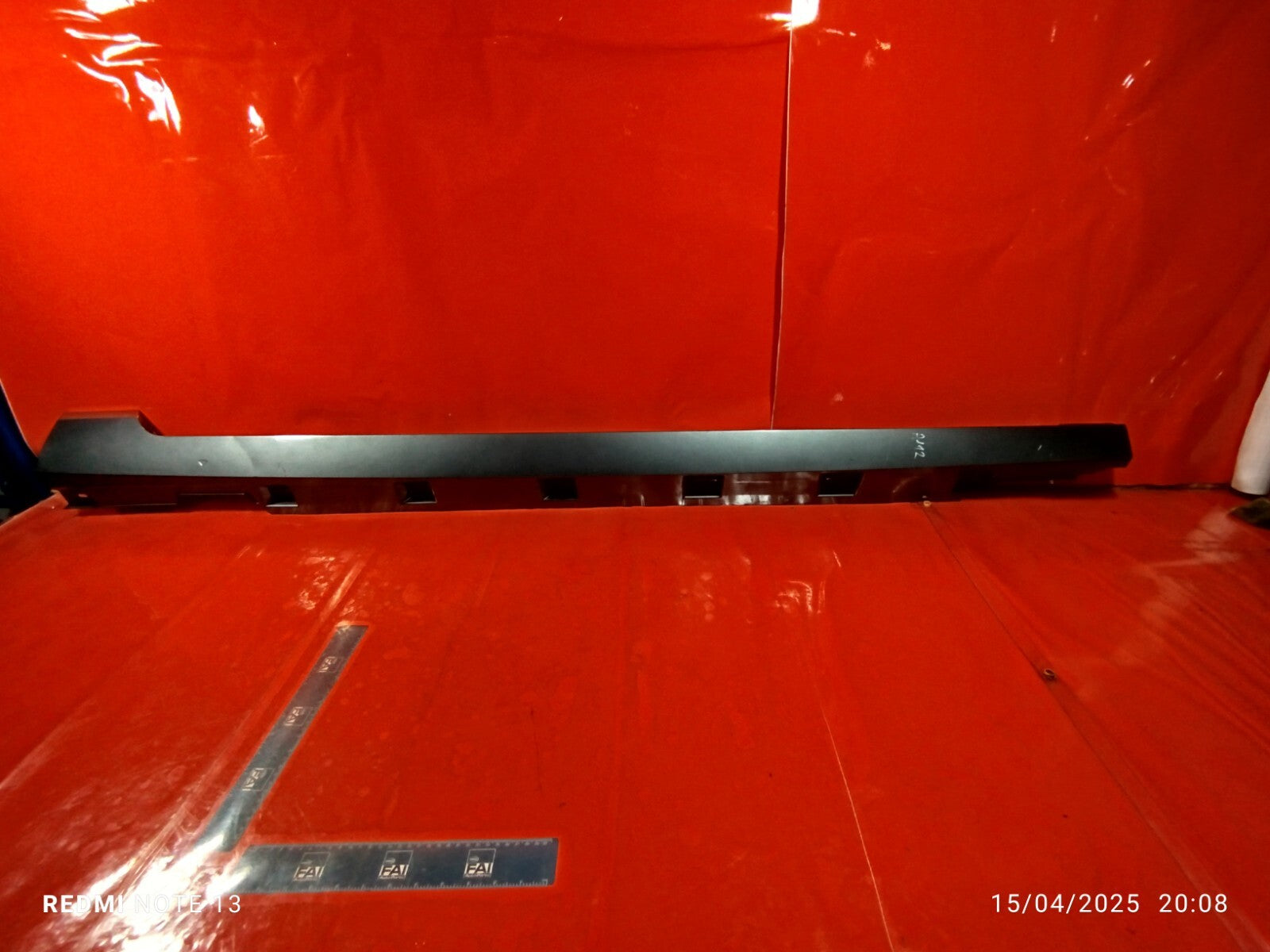 ✅VW Passat B8 GT 2017 Right Side Sill Skirt Grey R7H 3G0853858 Warranty A112 - Image 2
