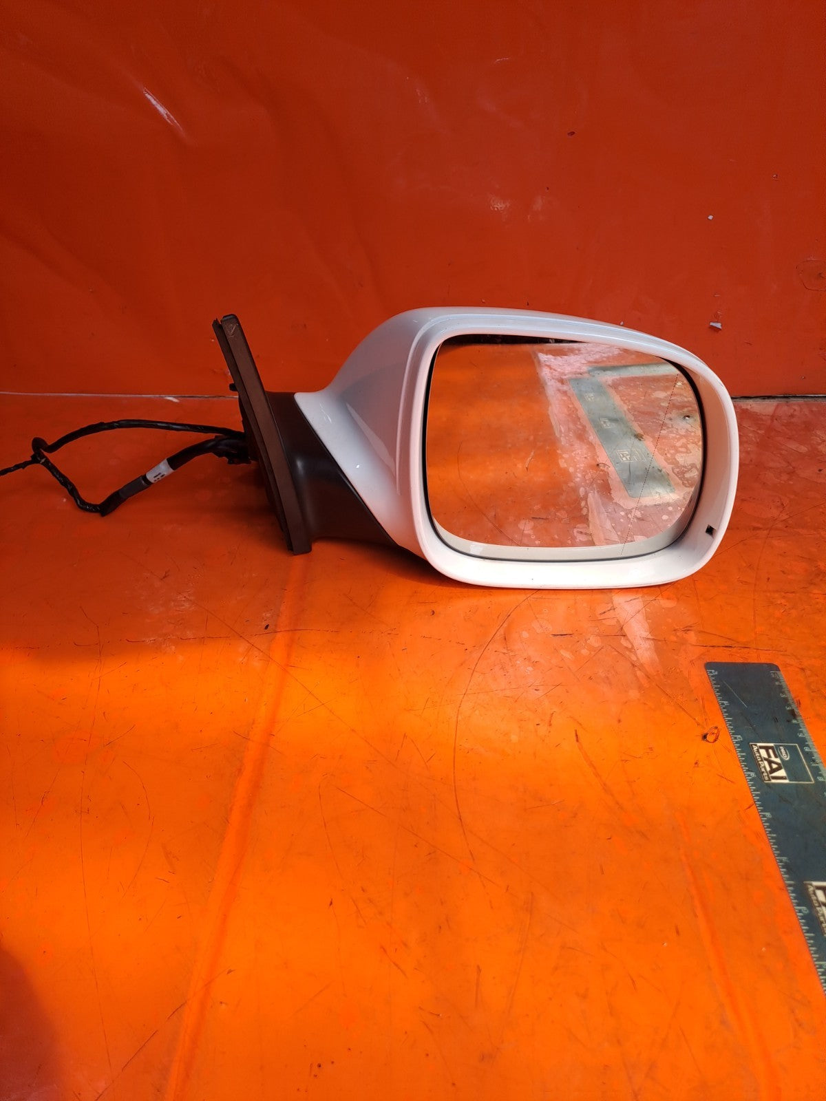 ✅2007 AUDI Q7 4L S LINE 3.0D FRONT RIGHT WING MIRROR WHITE Z7S + WARRANTY A295 - Image 2
