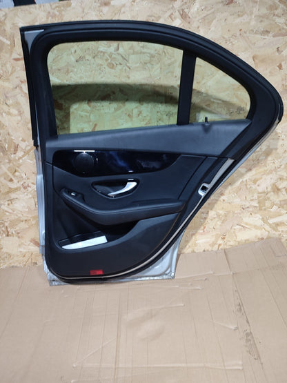 ✅2016 Mercedes C Class W205 Rear Right Driver Side Door Silver (775) A123 - Image 11