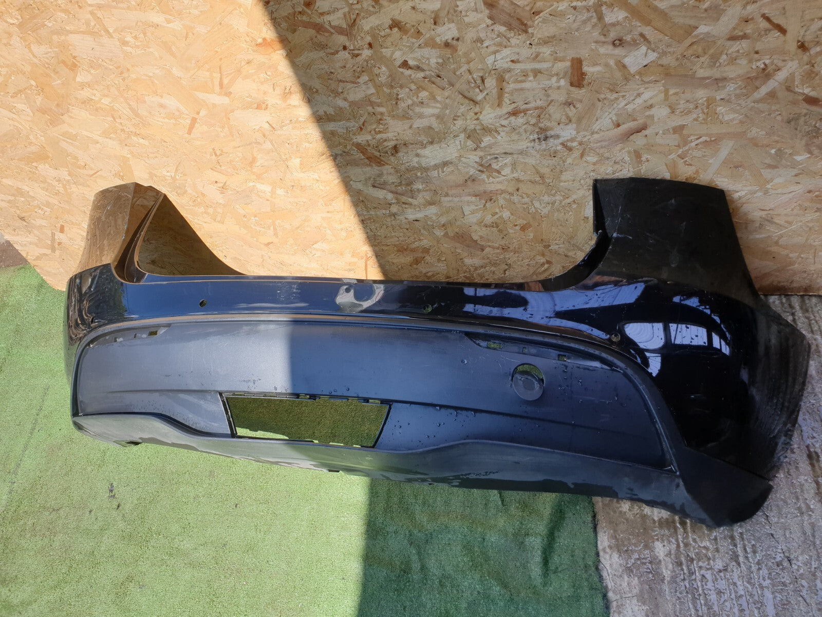 TESLA MODEL Y 2020-2024 REAR BUMPER BLACK Damaged xAA - Image 1