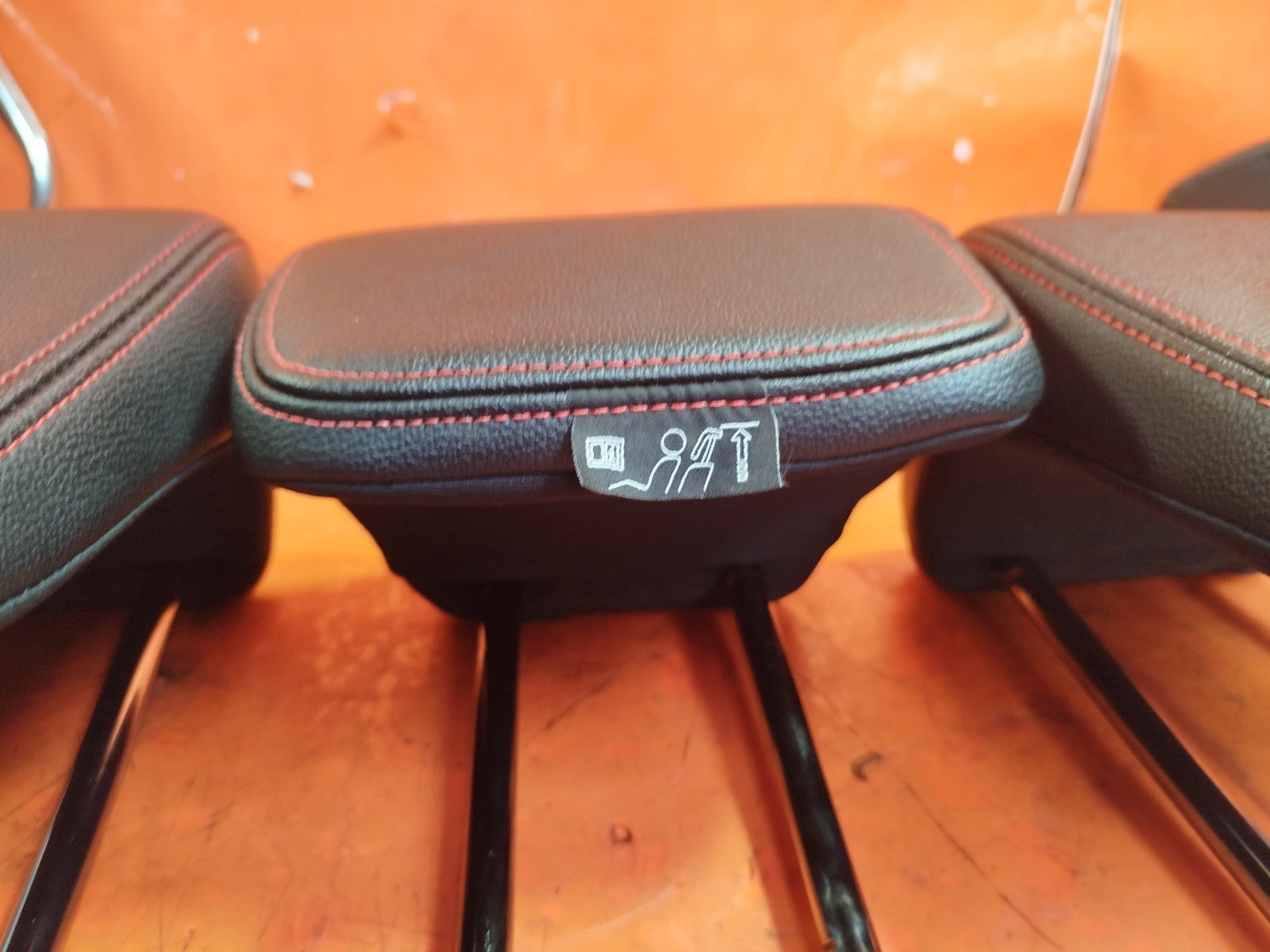 ✅2019-2025 FORD PUMA MK2 ST-LINE REAR LEATHER HEADRESTS + WARRANTY A252 - Image 5