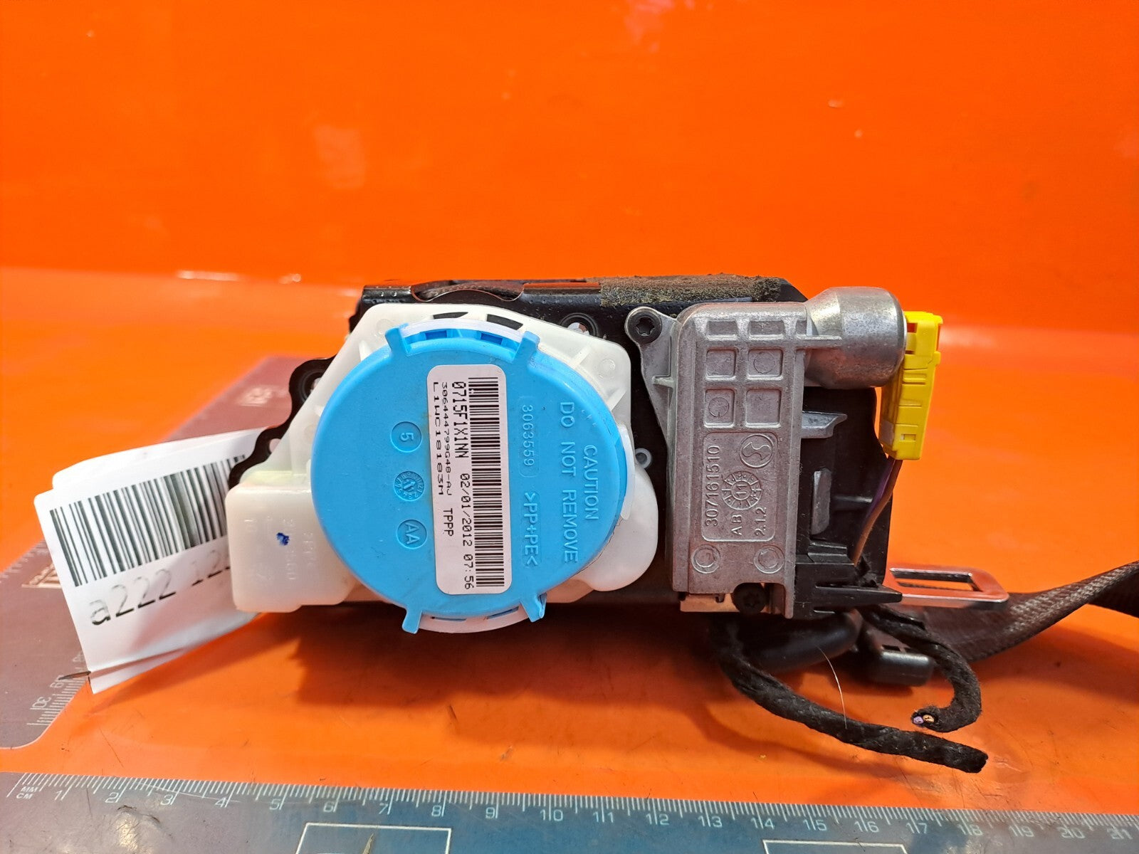 ✅2012 AUDI A5 1.8P FRONT LEFT & RIGHT SEAT BELT 8F1857705 + WARRANTY A222 - Image 3