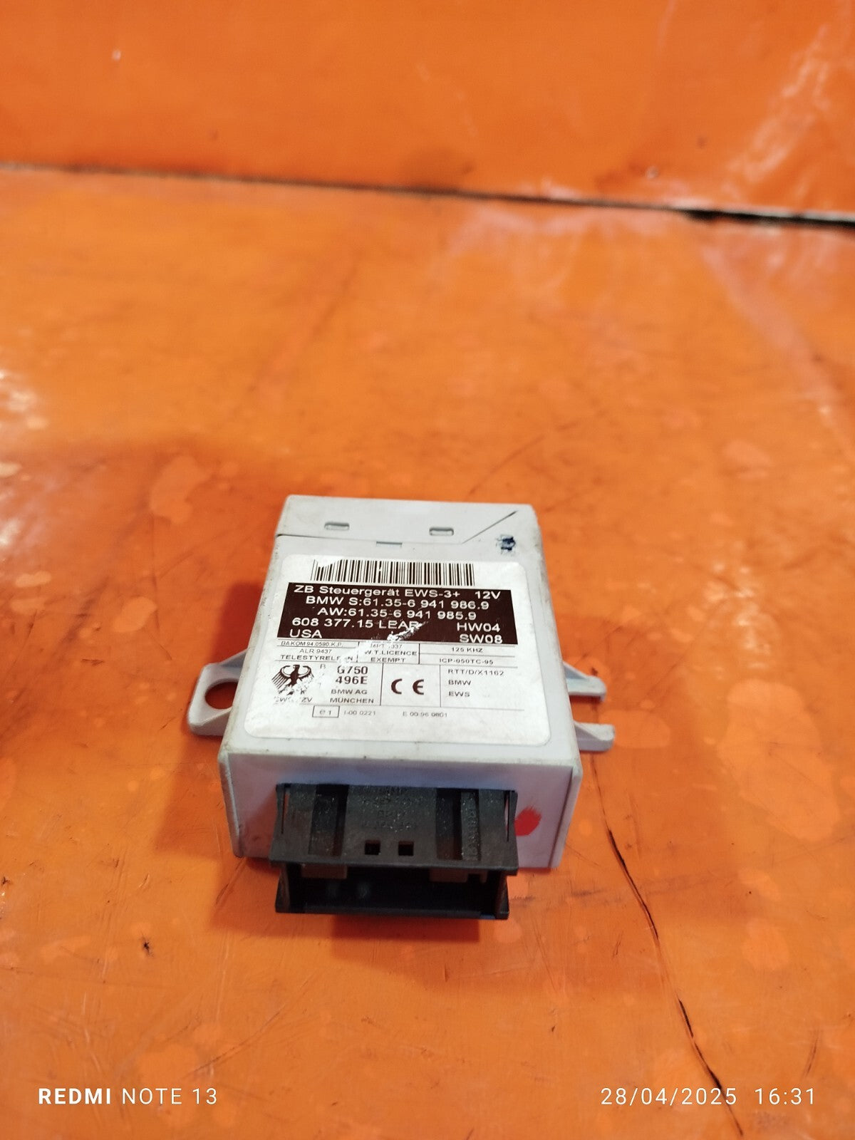 ✅BMW X3 E83 Immobiliser Control Unit 6941986 + WARRANTY xAA - Image 8