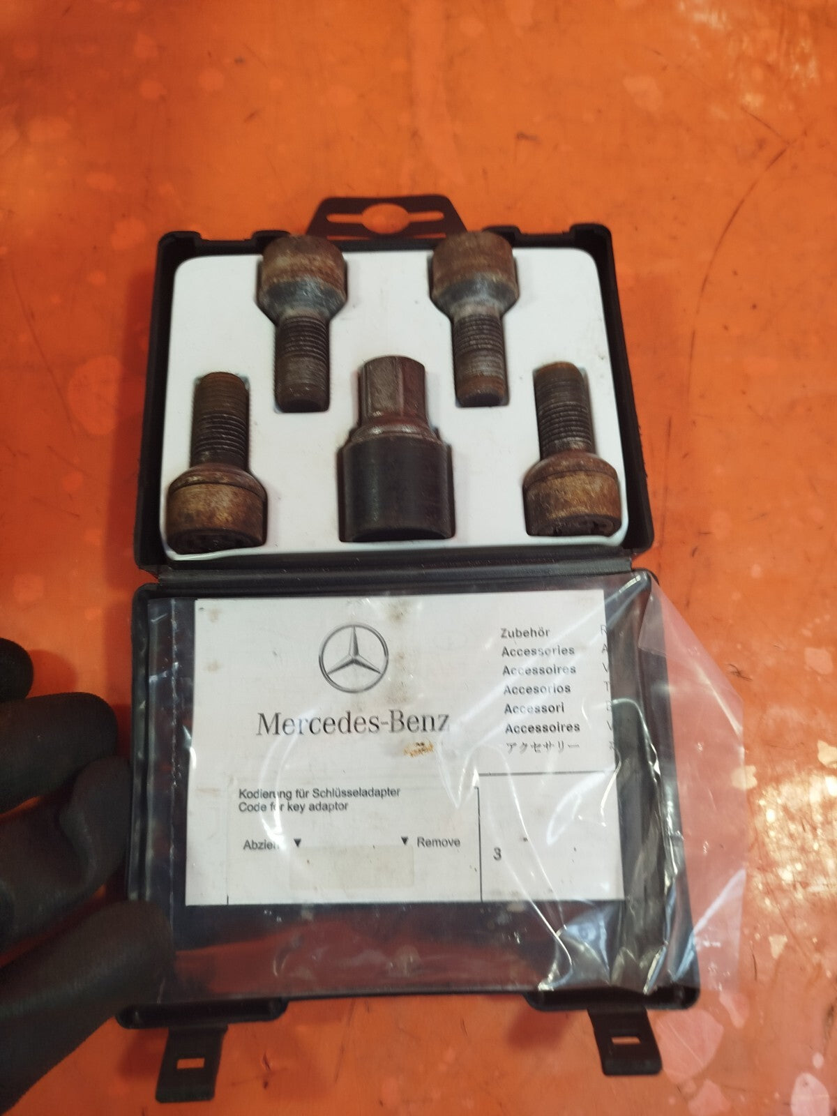 ✅2011 MERCEDES E CLASS W212 LOCKING WHEEL NUT & KEY + WARRANTY A269 - Image 12