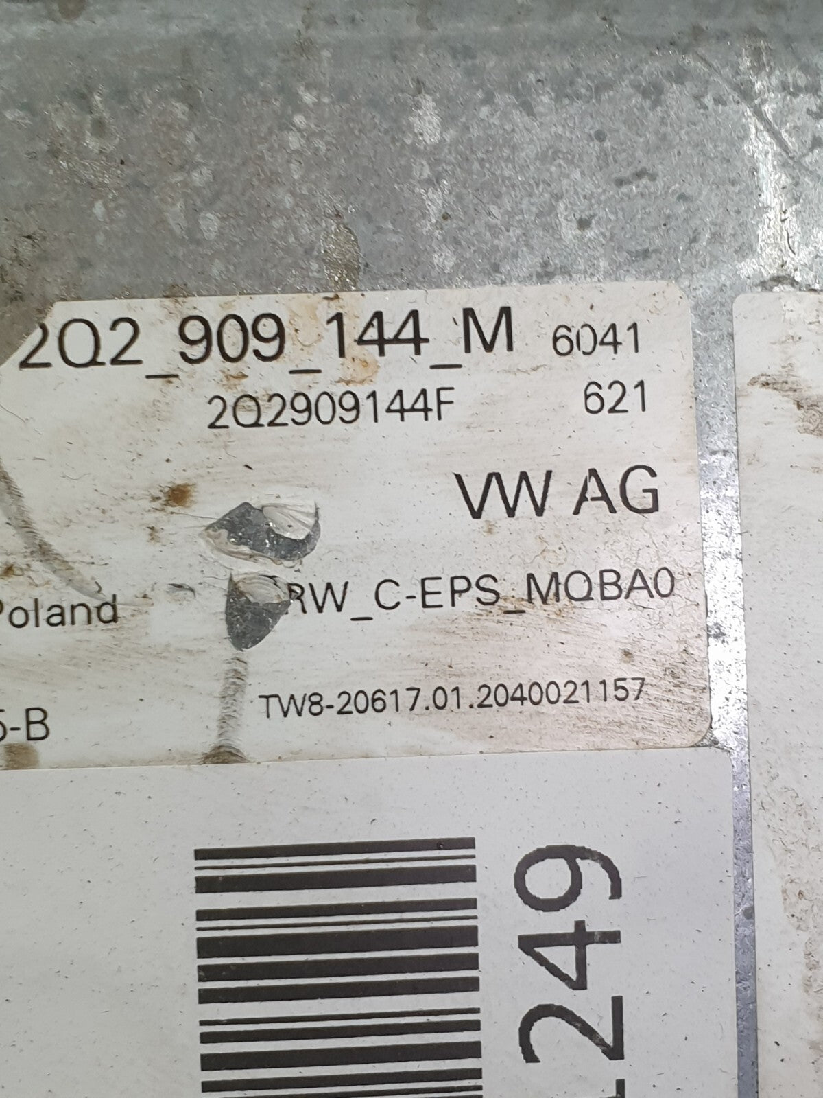 ✅2020 AUDI A1 SPORT 1.0P ELECTRIC STEERING COLUMN 2Q2423510BB + WARRANTY A203 - Image 10