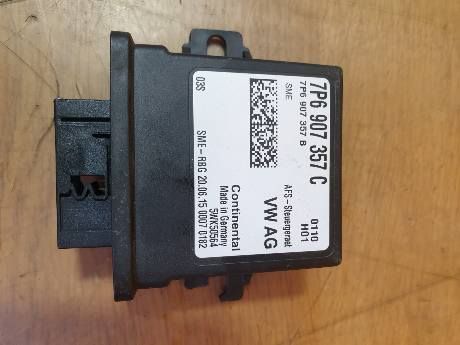 ✅2015 AUDI A3 E-TRON 1.4P HEADLIGHT CONTROL MODULE ECU 7P6907357C +WARRANTY A204 - Image 3