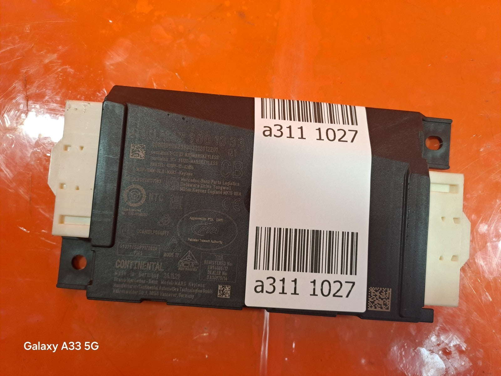 ✅MERCEDES A180 SPORT 1.3 PETROL 2025 KEYLESS CONTROL MODULE A1679001333 Warranty - Image 1