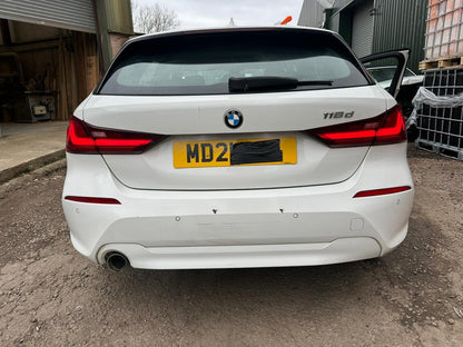 ✅2021 BMW 1 SERIES F40 1.5 DIESEL REAR BUMPER WHITE + WARRANTY A365 - Image 1