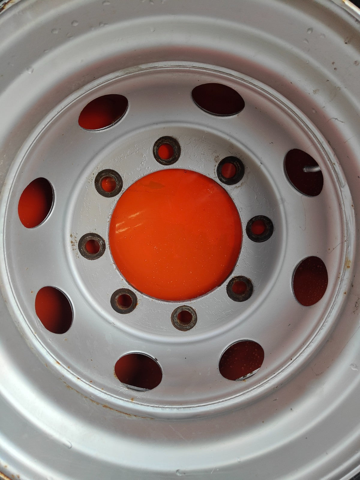 ✅2003 VOLVO FL 5.5D REAR ALLOY WHEEL WITH TYRE 265/70 R19.5 + WARRANTY A324 - Image 4