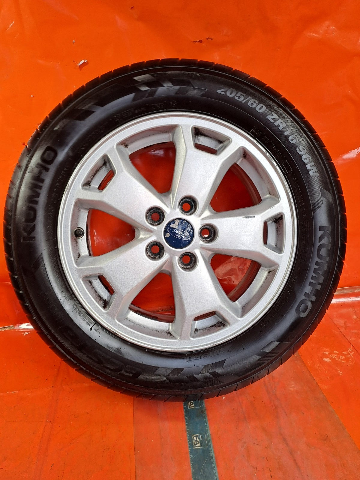 ✅2015 FORD TRANSIT CONNECT V408 ALLOY WHEEL WITH TYRE 205/60 R16 DT11-AC A355 - Image 12