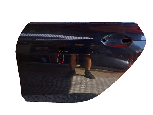 BMW F44 218I M Sport 1.5 Petrol 2020 Rear Left Door Black Scratches A386 - Image 1