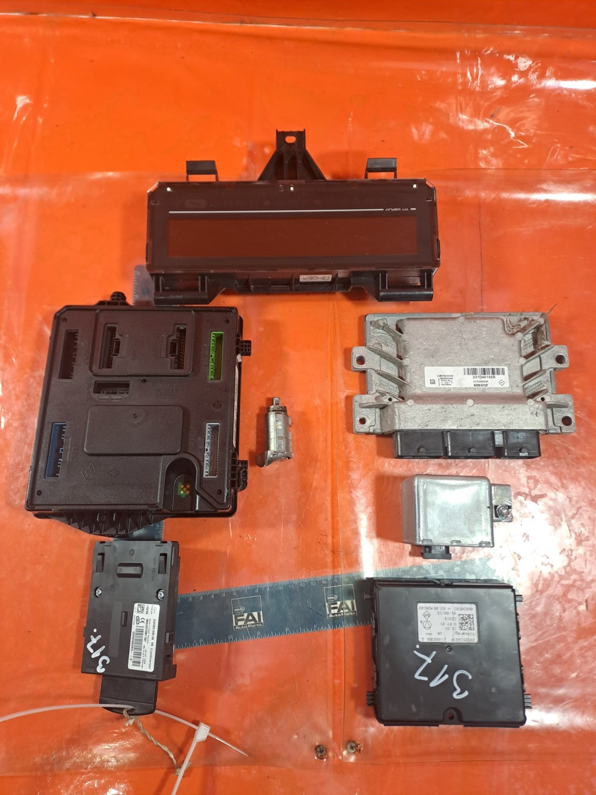 ✅RENAULT ZOE DYNAMIQUE 2015 ENGINE ECU KIT 285251621R 487000409R 237D40155R A317 - Image 2