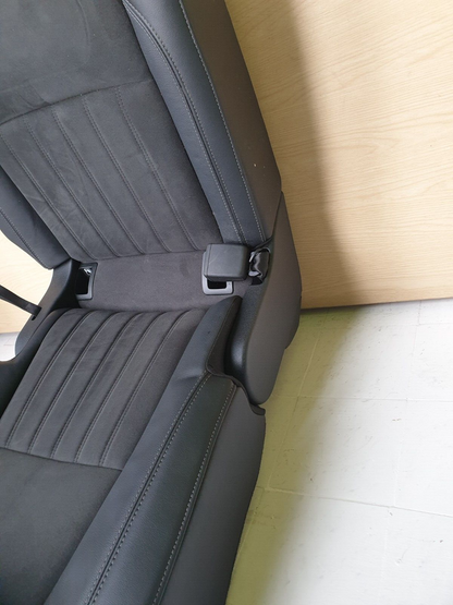 SKODA KAROQ 2020 REAR LEFT SEAT PASSENGER SIDE HALF LEATHER BLACK - Image 5