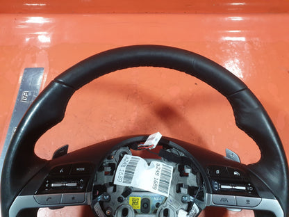 ✅HYUNDAI TUCSON MK4 1.6 PETROL 2023 MULTIFUNCTION LEATHER STEERING WHEEL A248 - Image 4