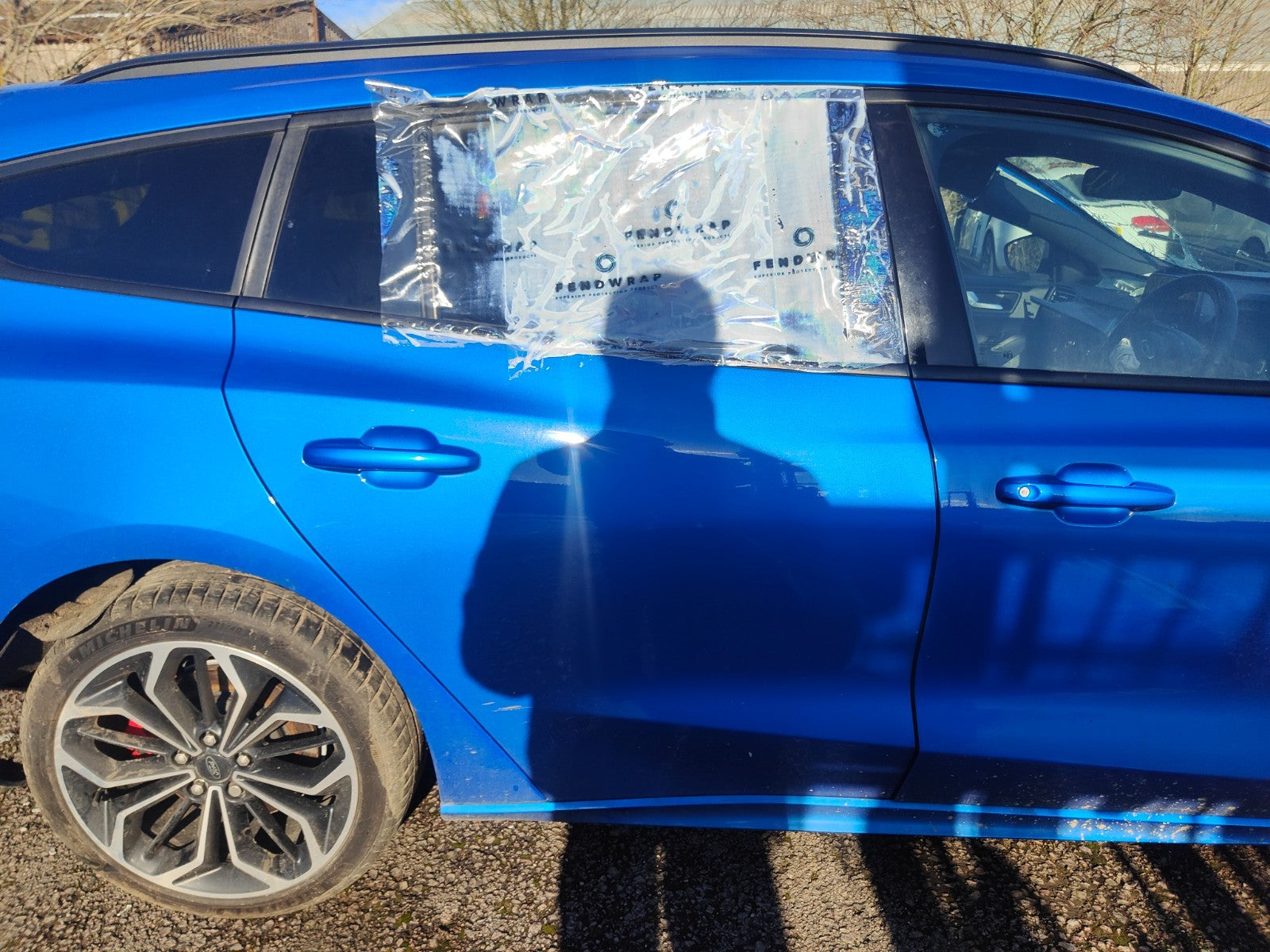 ✅2019 FORD FOCUS MK4 ST-LINE REAR RIGHT BARE DOOR BLUE + WARRANTY - Image 1