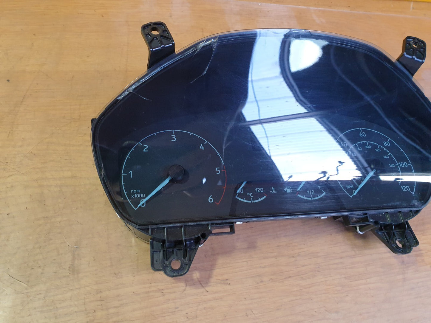 Ford Transit Custom 2018 SPEEDOMETER INSTRUMENT CLUSTER JK2T-10849-AD CRACK - Image 4