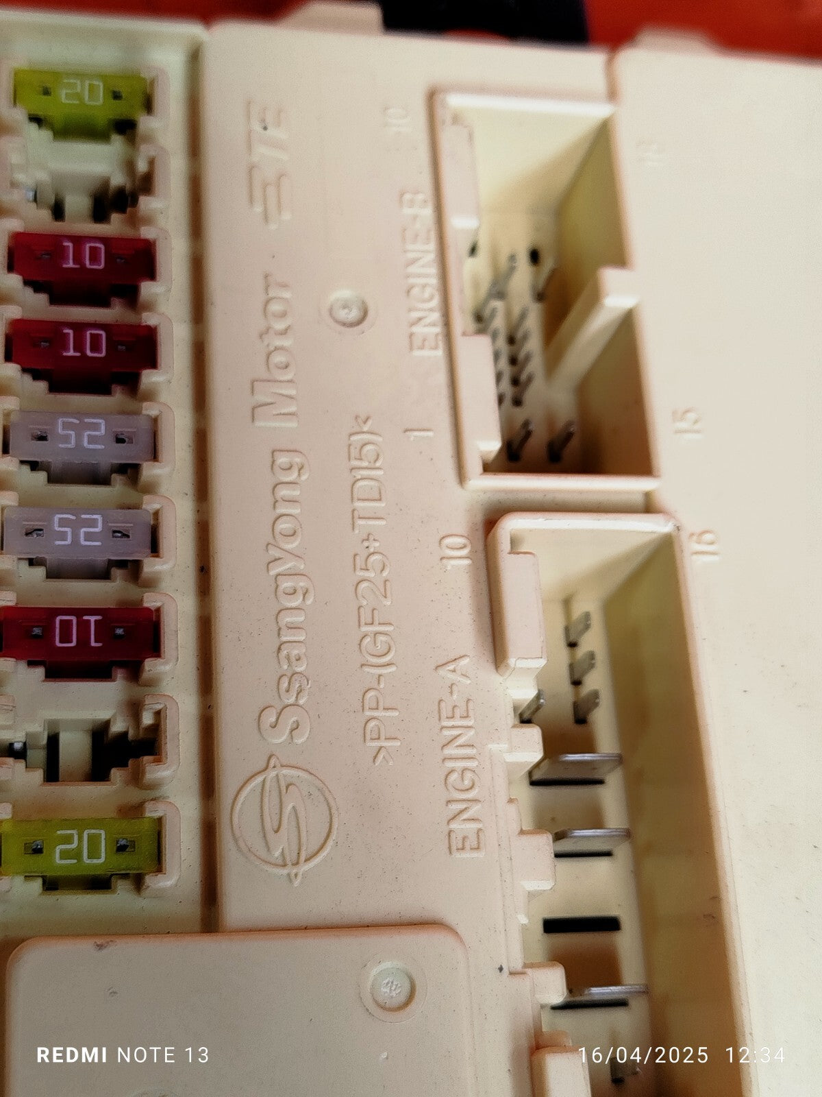 ✅Ssangyong Tivoli Ex 2016 1.6 Diesel RELAY FUSE BOX 82150-35240 Warranty A279 - Image 7