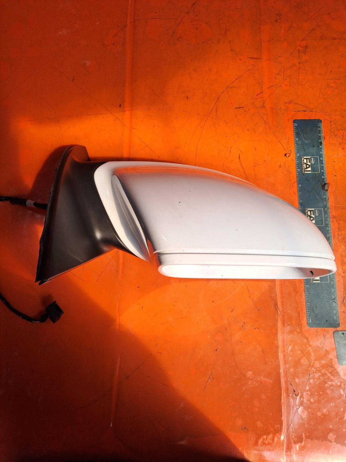 ✅2007 AUDI Q7 4L S LINE 3.0D FRONT RIGHT WING MIRROR WHITE Z7S + WARRANTY A295 - Image 6