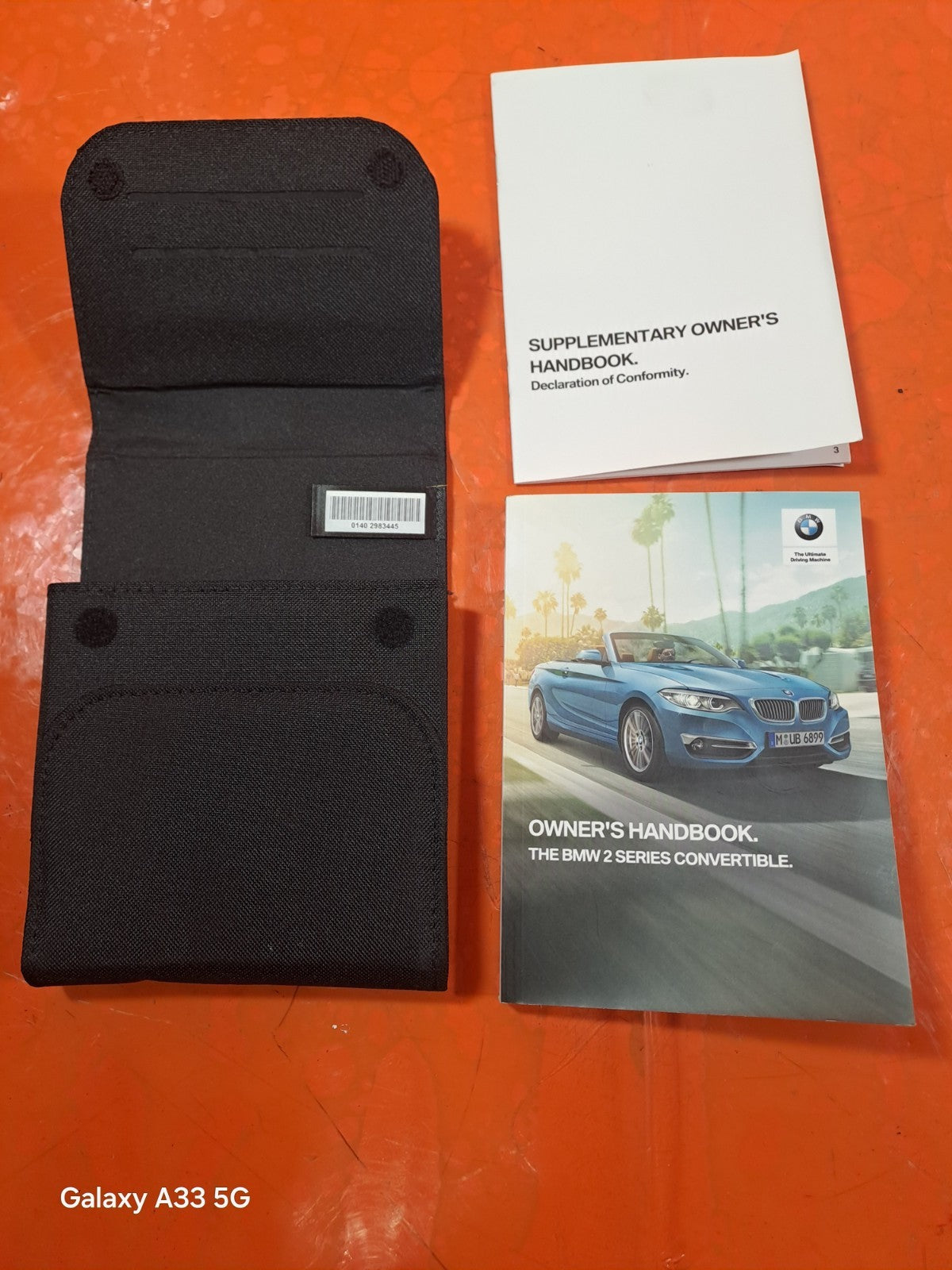 ✅BMW F23 218D 2.0 DIESEL 2019 OWNERS MANUAL HANDBOOK Warranty A344 - Image 1