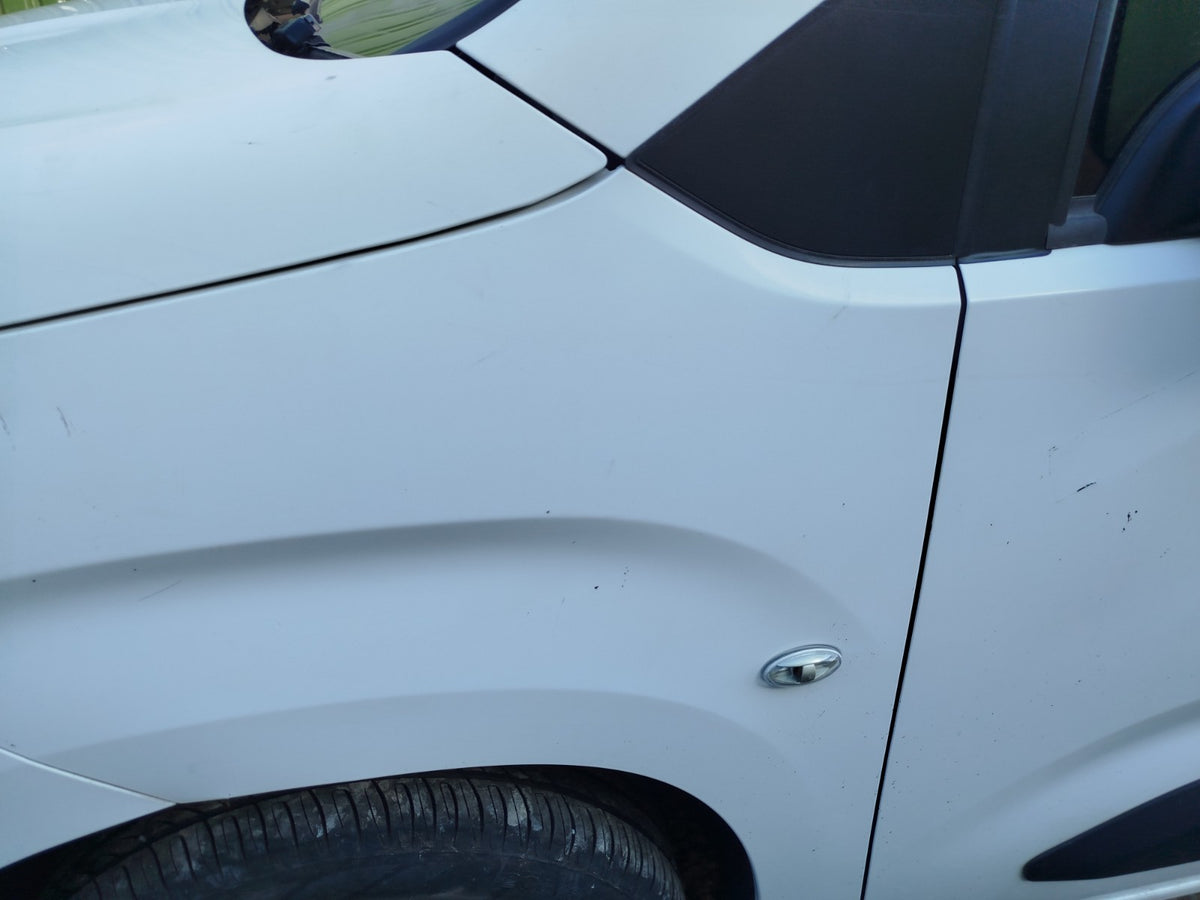 Vauxhall Combo MK4 1.5 Diesel 2020 Front Left Wing Fender Panel White A414 - Image 3