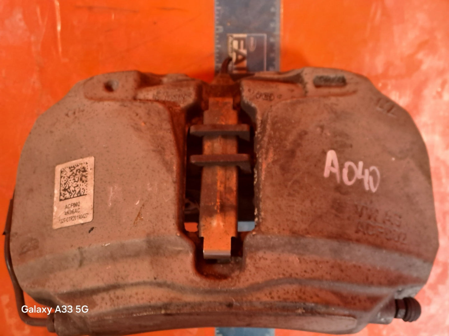 ✅AUDI A6 S LINE 2.0 DIESEL 2019 FRONT RIGHT BRAKE CALIPER 4K06AC Warranty A040 - Image 4