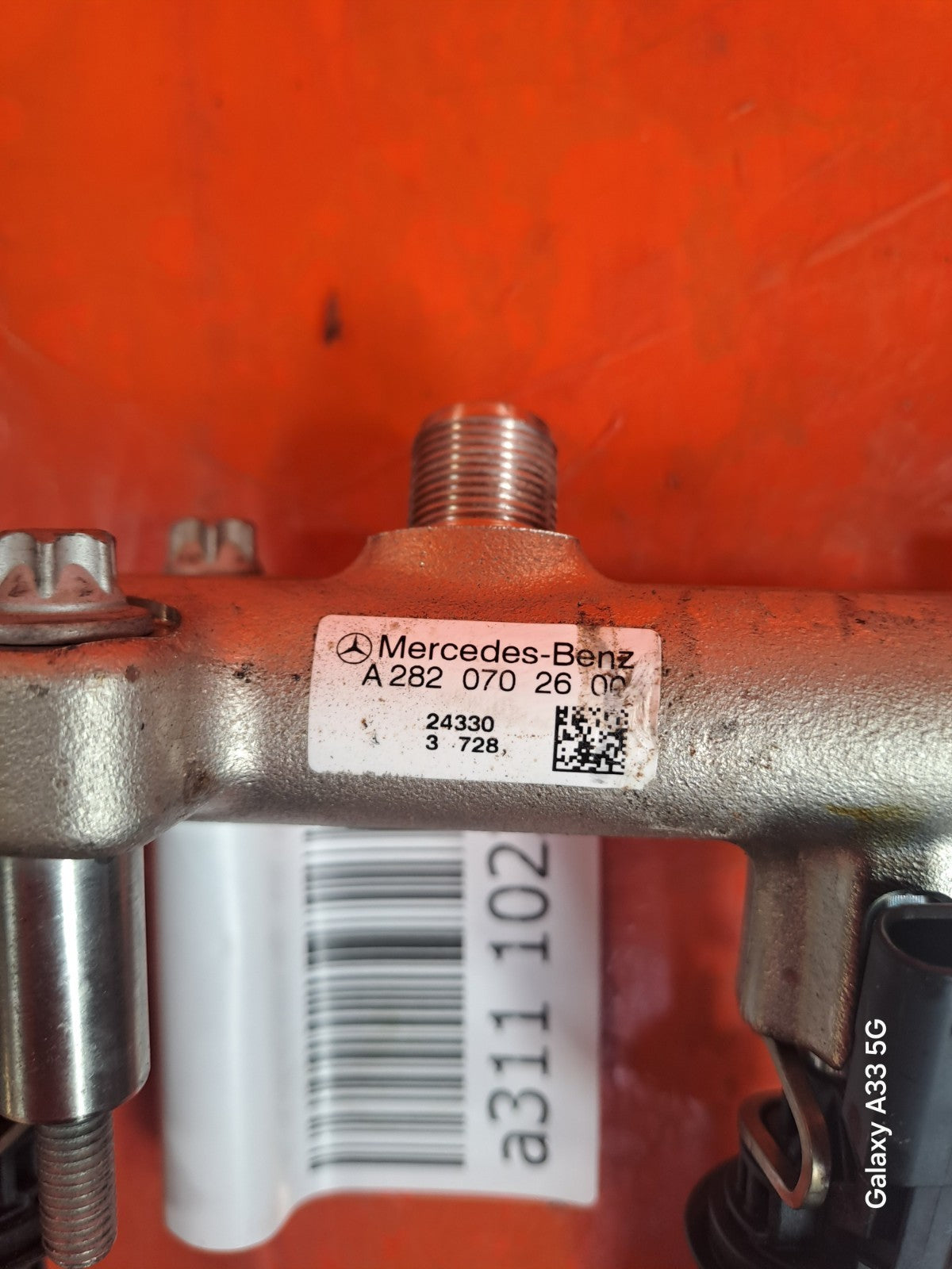 ✅2025 MERCEDES A CLASS W177 FUEL INJECTOR RAIL A2820702600 + WARRANTY - Image 10