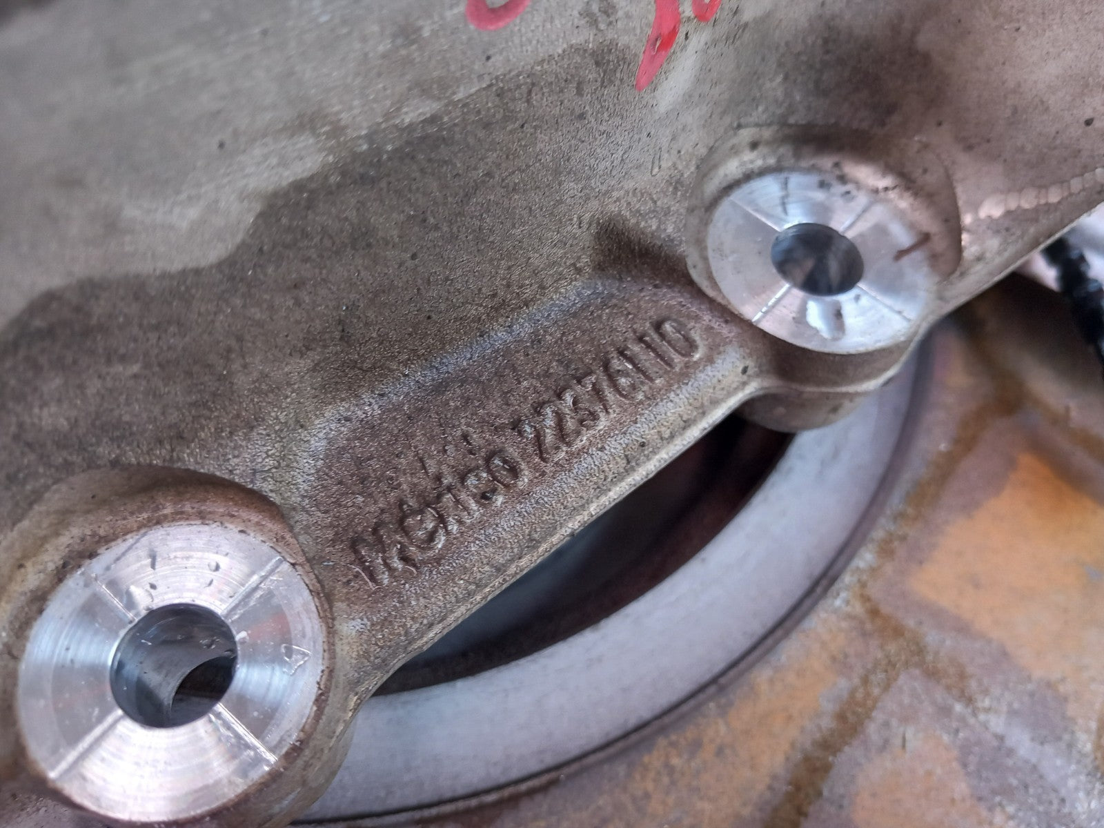 2025 BMW X5 G05 Front Right Brake Disc 6896673 Warranty A398 - Image 8