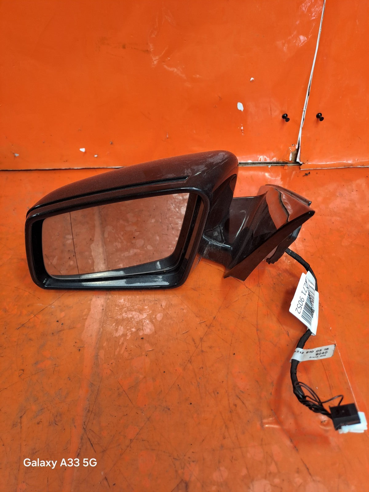 ✅2013 MERCEDES E CLASS W212 FRONT LEFT WING MIRROR BLACK 197 + WARRANTY A271 - Image 2
