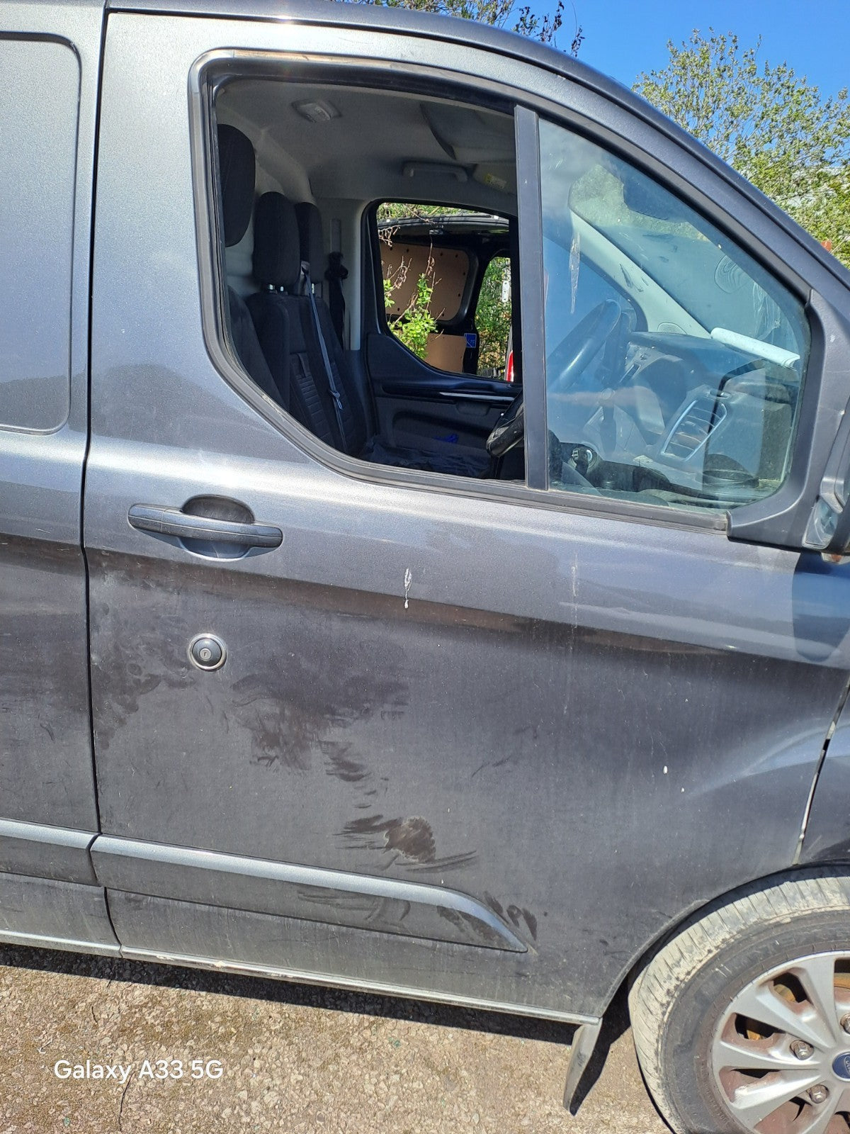 ✅2019 Ford Transit Custom Front Right Door Bare w/o Mirror Grey + Warranty A383 - Image 1