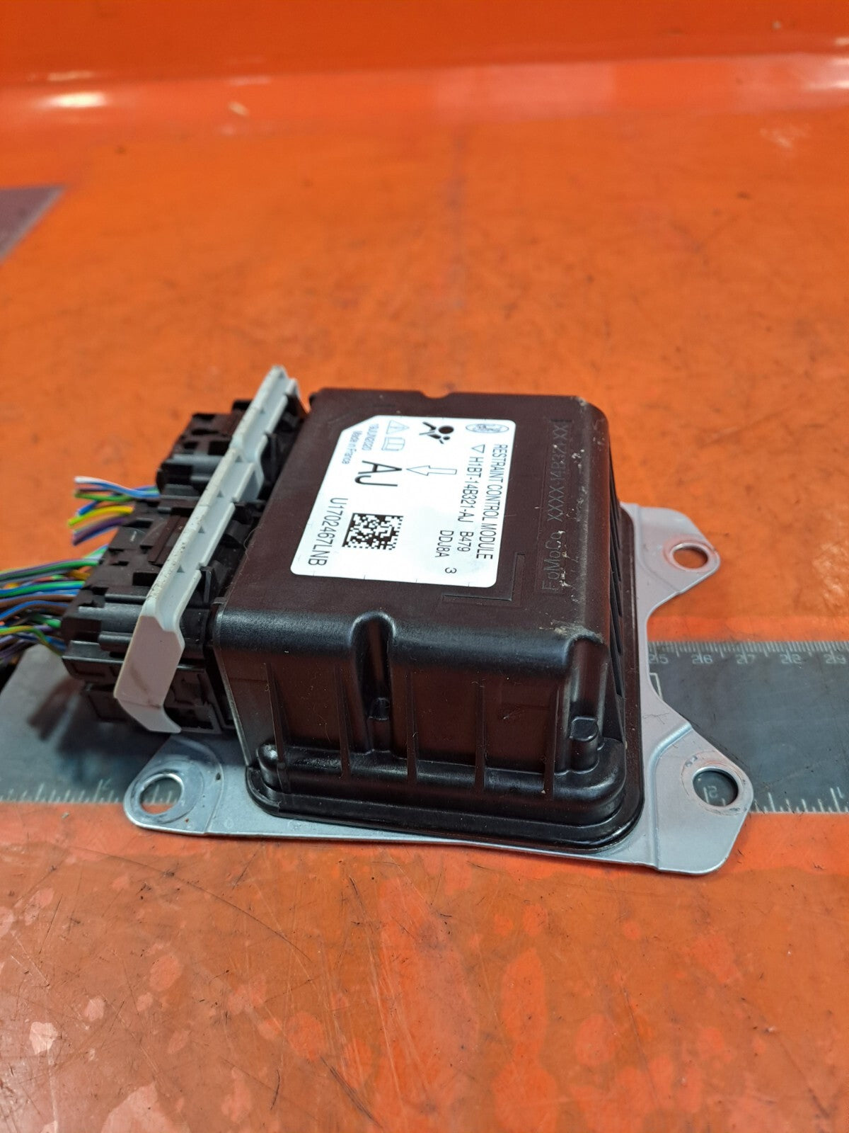 ✅2020 FORD FIESTA ACTIVE 1.0P AIRBAG CONTROL MODULE H1BT-14B321-AJ A247 - Image 2