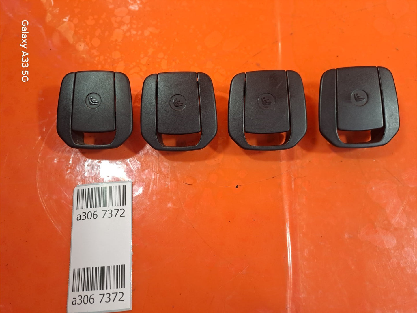 ✅2017 BMW 2 SERIES F22 CHILD SEAT ISOFIX TRIM CAP COVER x4 17949110 + WARRANTY - Image 1